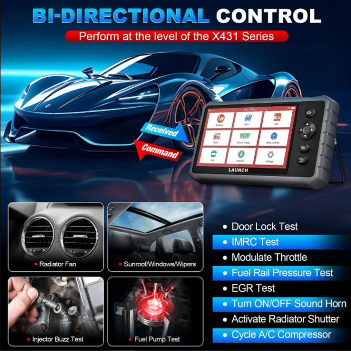 Launch X431 CRP919E Lite OBD2 Автосканер. Новинка 2025 року