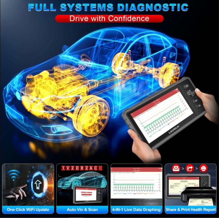 Launch X431 CRP919E Lite OBD2 Автосканер. Новинка 2025 року