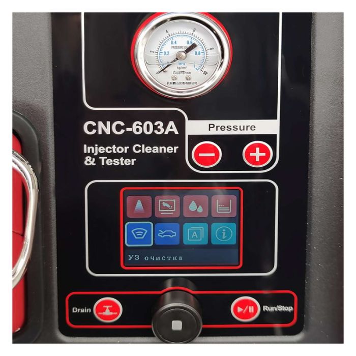 Стенд для тестування та ультразвукового очищення форсунок LAUNCH CNC-603A