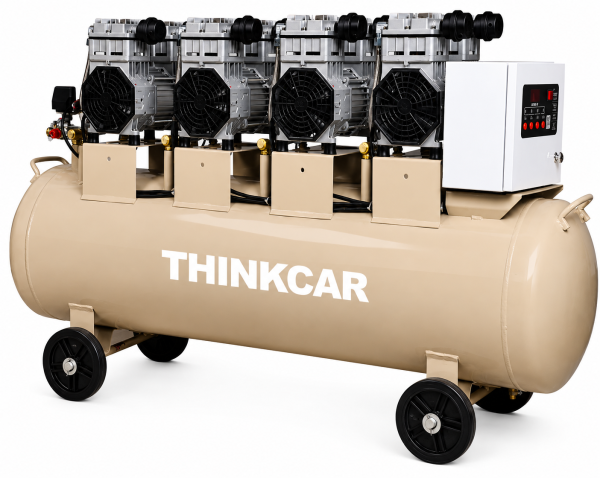 ThinkCar TAC647 — професійний безмасляний повітряний компресор 150 л (380V).
