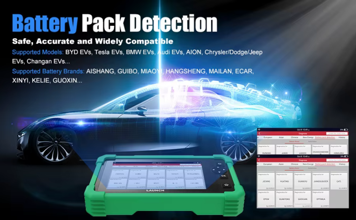 Launch X431 CRP919 EV - автосканер для електромобілів та гібридів