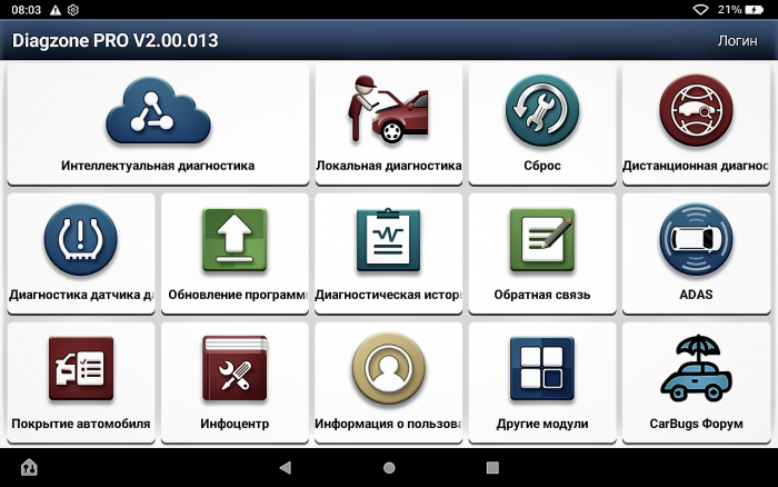 Мультимарочний сканер Ediag Mini+Diagzone Pro