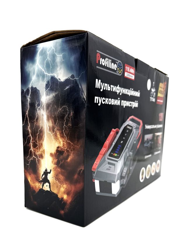 Пуско-зарядний пристрій Profiline Titan 32000 (4000A, 12V)