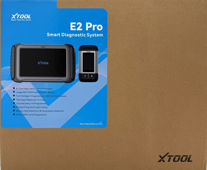 XTOOL E2 Pro — діагностичний сканер для електромобілів (EV) та гібридів