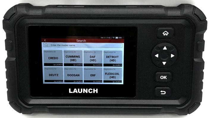 LAUNCH CRP129 HD - сканер для вантажних авто та спецтехніки