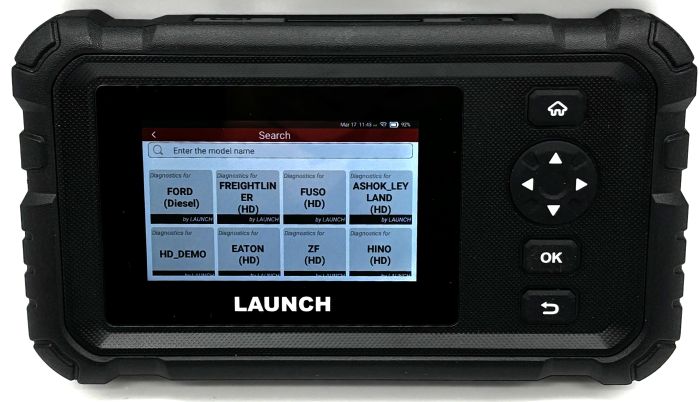 LAUNCH CRP129 HD - сканер для вантажних авто та спецтехніки