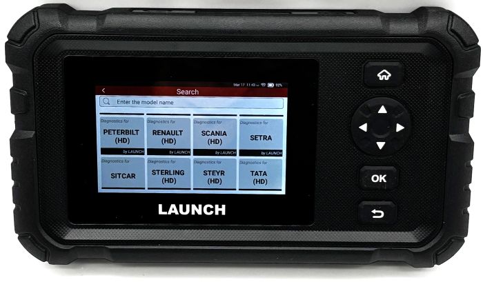 LAUNCH CRP129 HD - сканер для вантажних авто та спецтехніки