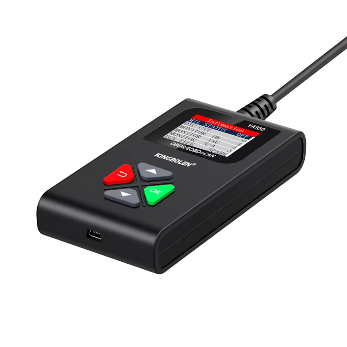 Сканер двигуна Kingbolen YA100 OBD2.