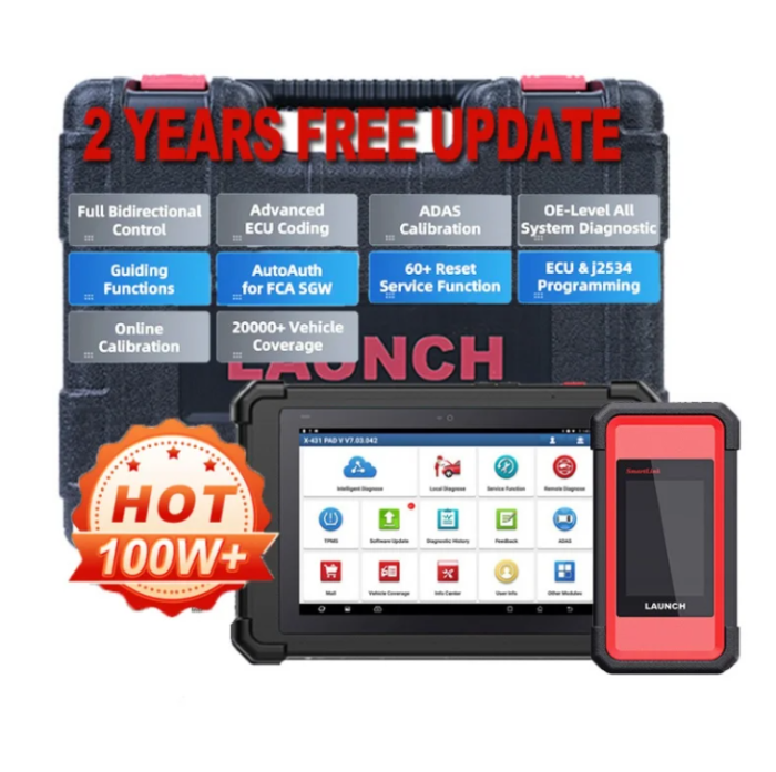 Мультимарочний сканер Launch X431 PAD V Smartlink