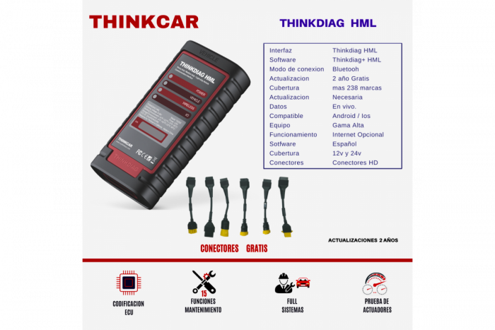 Сканер діагностичний ThinkDiag HML для вантажних автомобілів