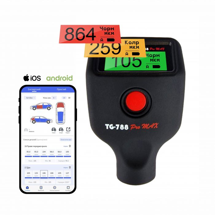 Товщиномір Profiline TG-788 Pro Мах.